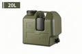 NNETM 20L Tactical Camping Bucket with Hand Wash Jug Kit