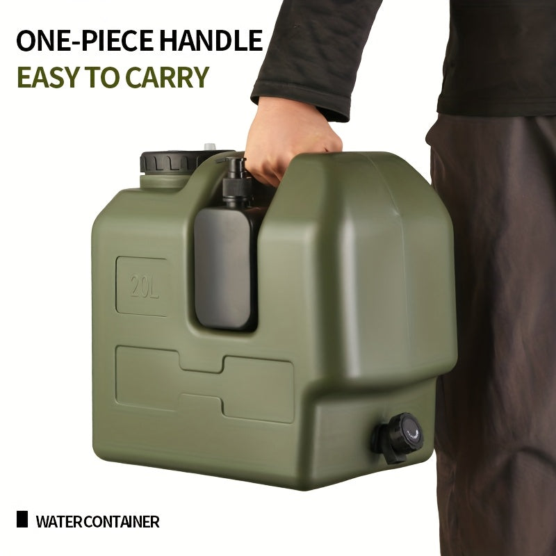 NNETM 20L Tactical Camping Bucket with Hand Wash Jug Kit